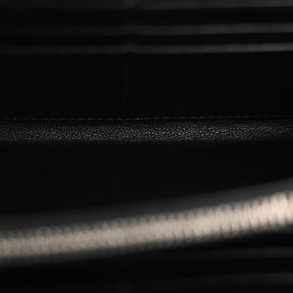 Saint Laurent Lambskin Y Quilted Monogram Large Loulou Flap Wallet Black 5 of 13
