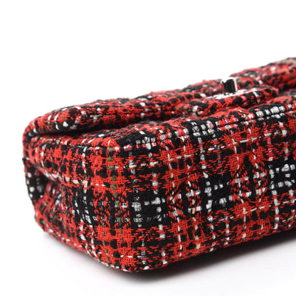 Chanel Tweed Quilted Mini Rectangular Flap Red Navy 6 of 11