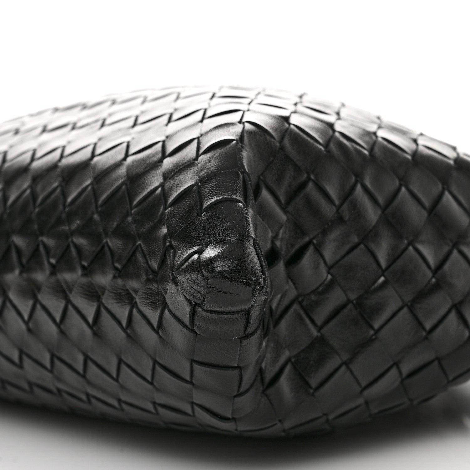 Bottega Veneta Calfskin Intrecciato Small Hop Black 9 of 9