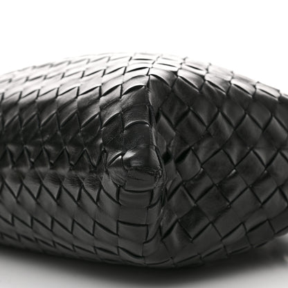 Bottega Veneta Calfskin Intrecciato Small Hop Black 9 of 9