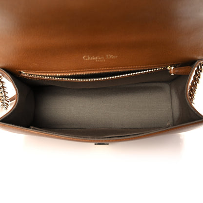 Christian Dior Grained Calfskin Medium Diorama Flap Bag Brown 5 of 9