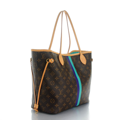 Louis Vuitton Monogram My LV Heritage Neverfull MM Vert Clair Violet 3 of 8
