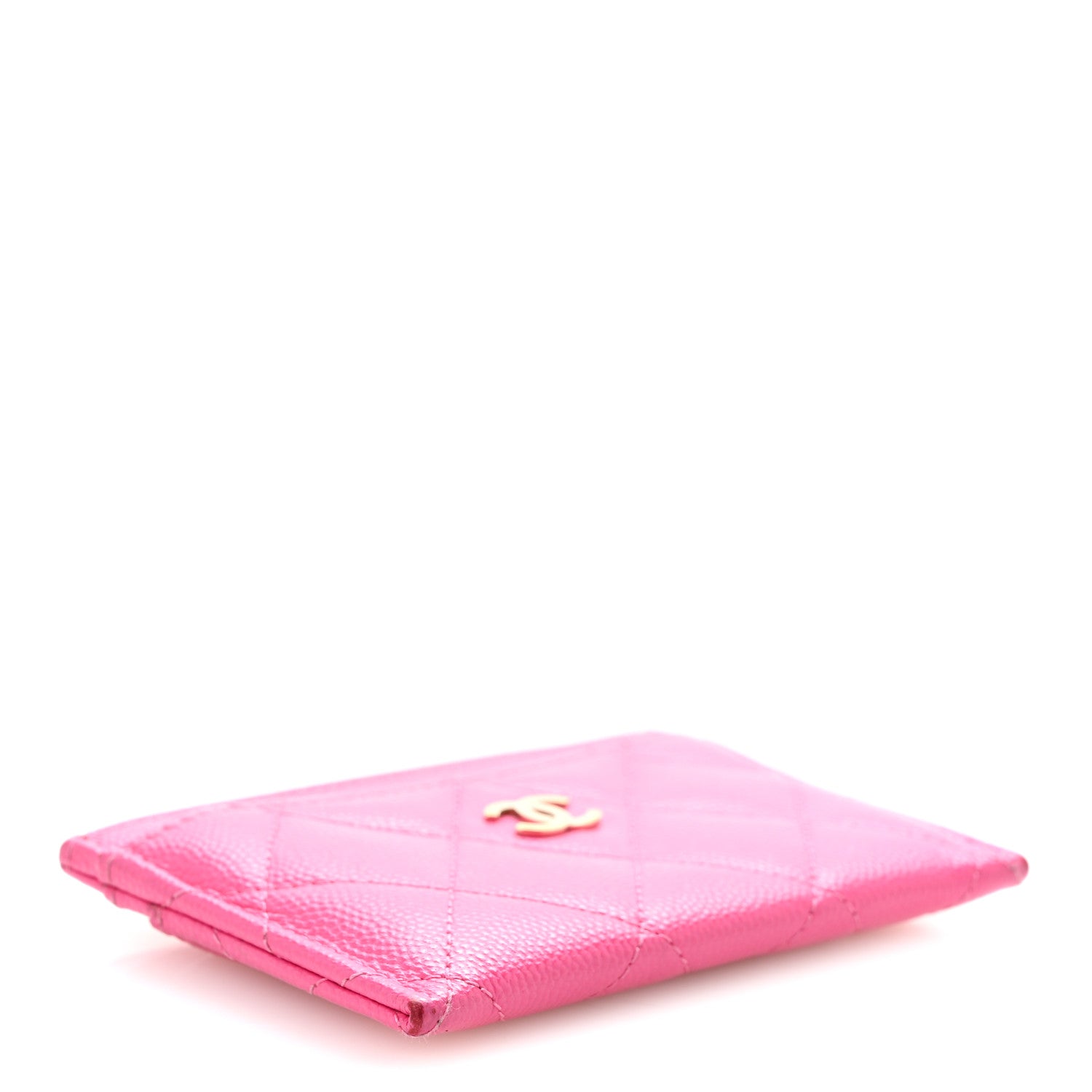 Chanel Caviar Quilted Card Holder Fuchsia 4 of 11