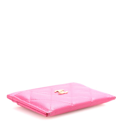 Chanel Caviar Quilted Card Holder Fuchsia 4 of 11