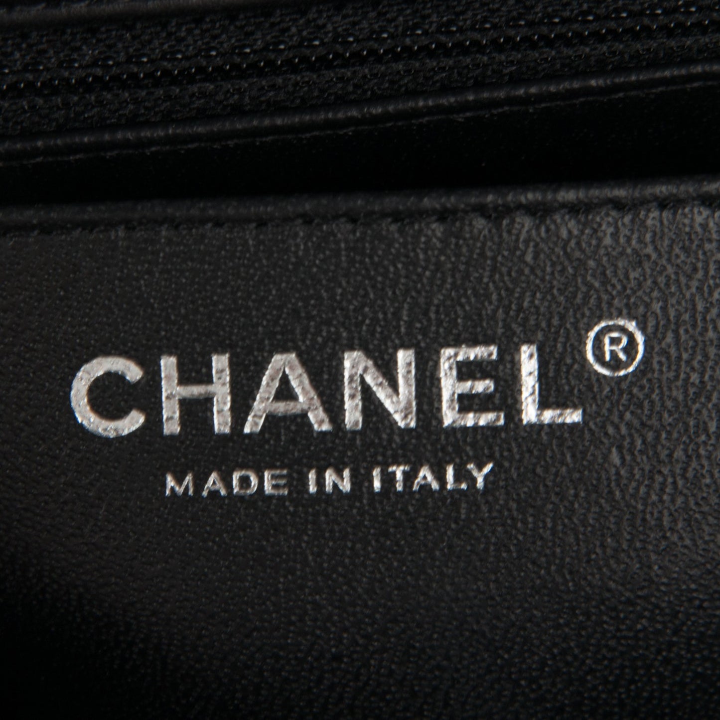 Crumpled Calfskin Quilted Mini Square Flap So Black