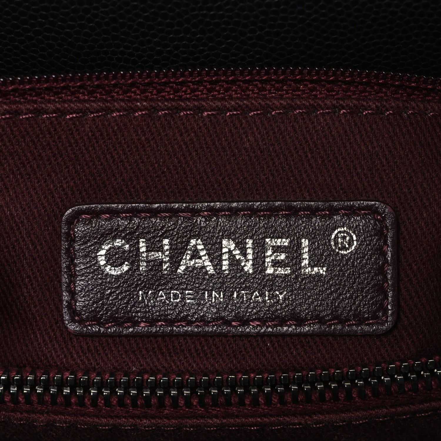 Chanel Caviar Quilted Medium Coco Handle Flap Black 6 of 10
