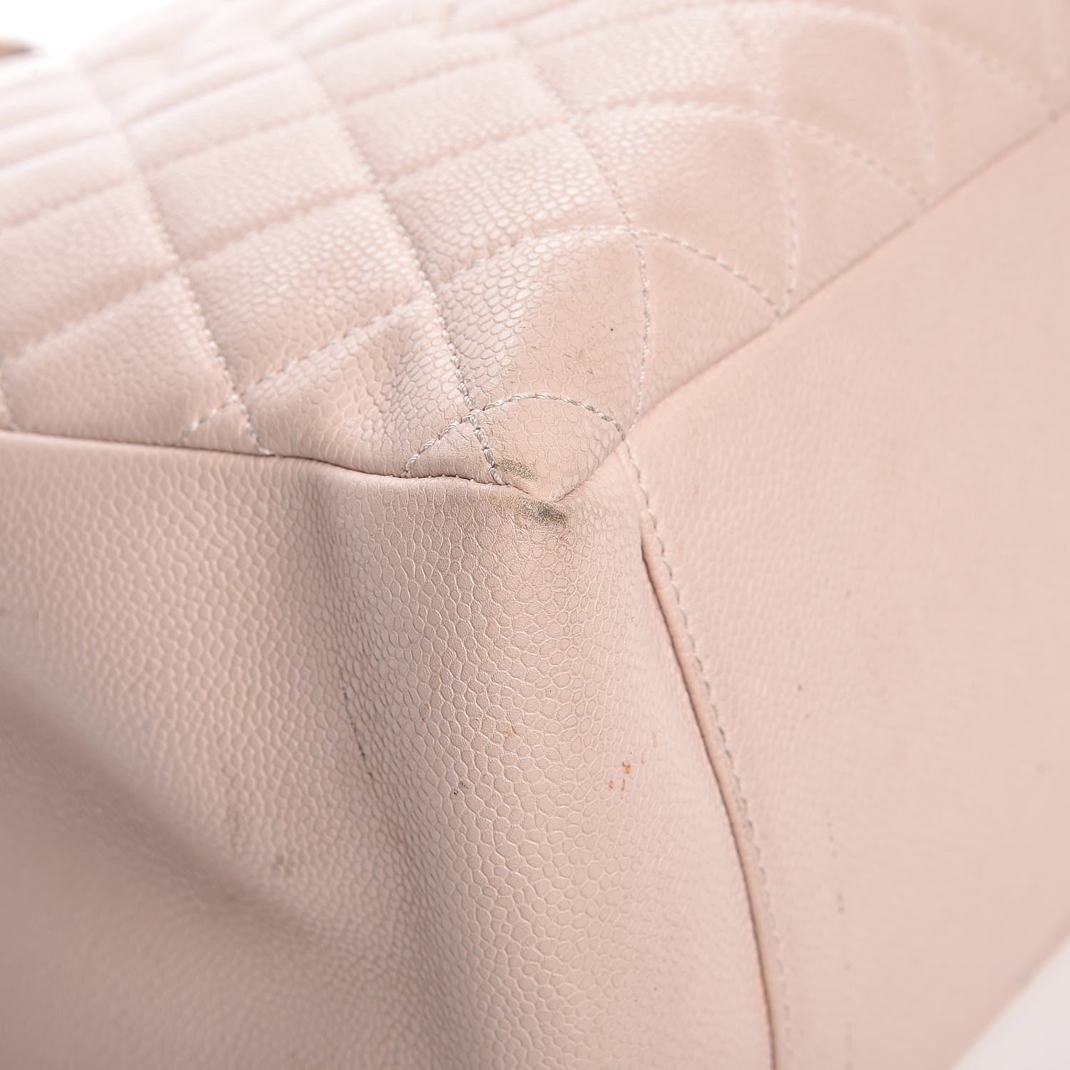 Chanel Caviar Quilted Grand Shopping Tote GST Light Pink 9 of 16