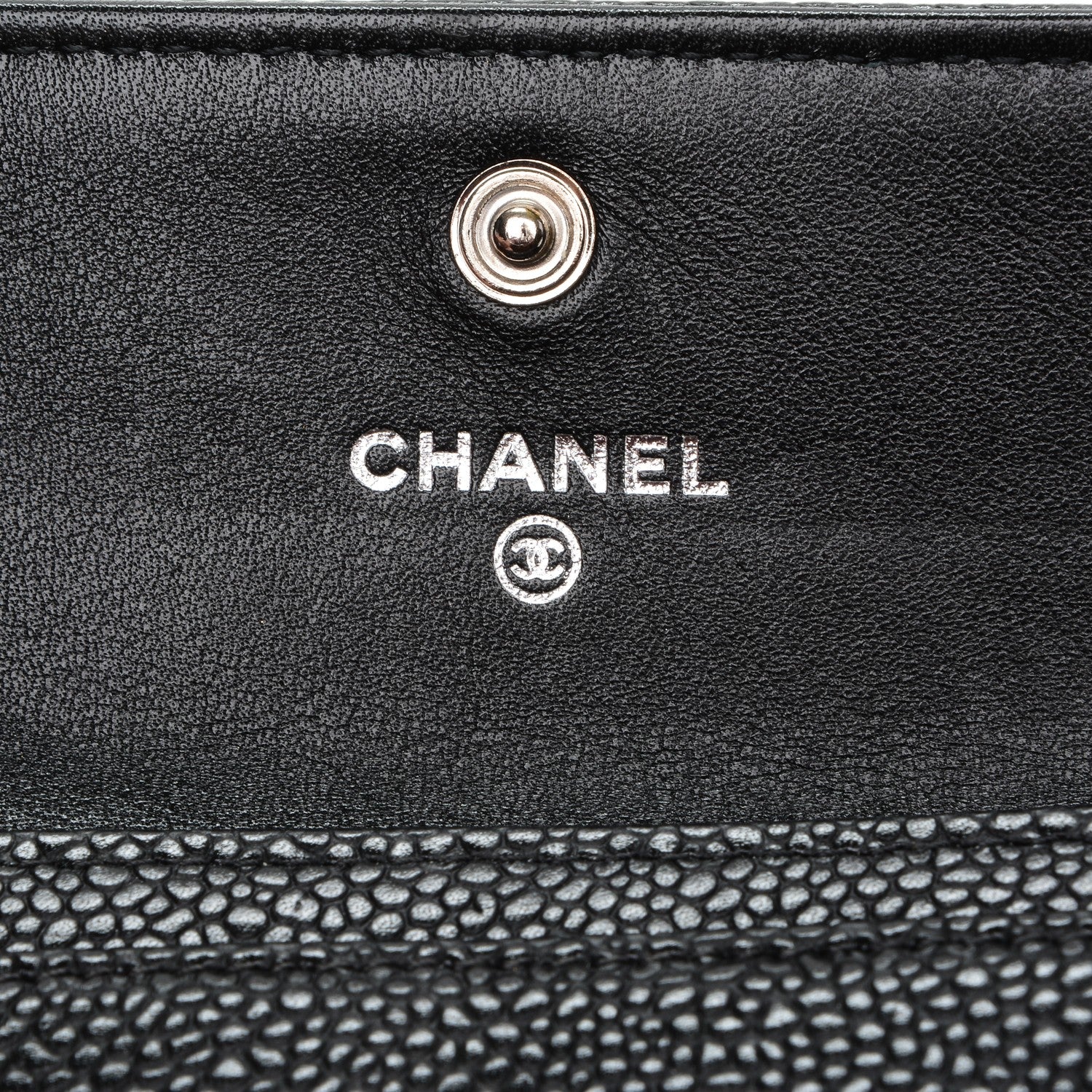 Chanel Caviar Timeless CC Flap Card Holder Black 6 of 8