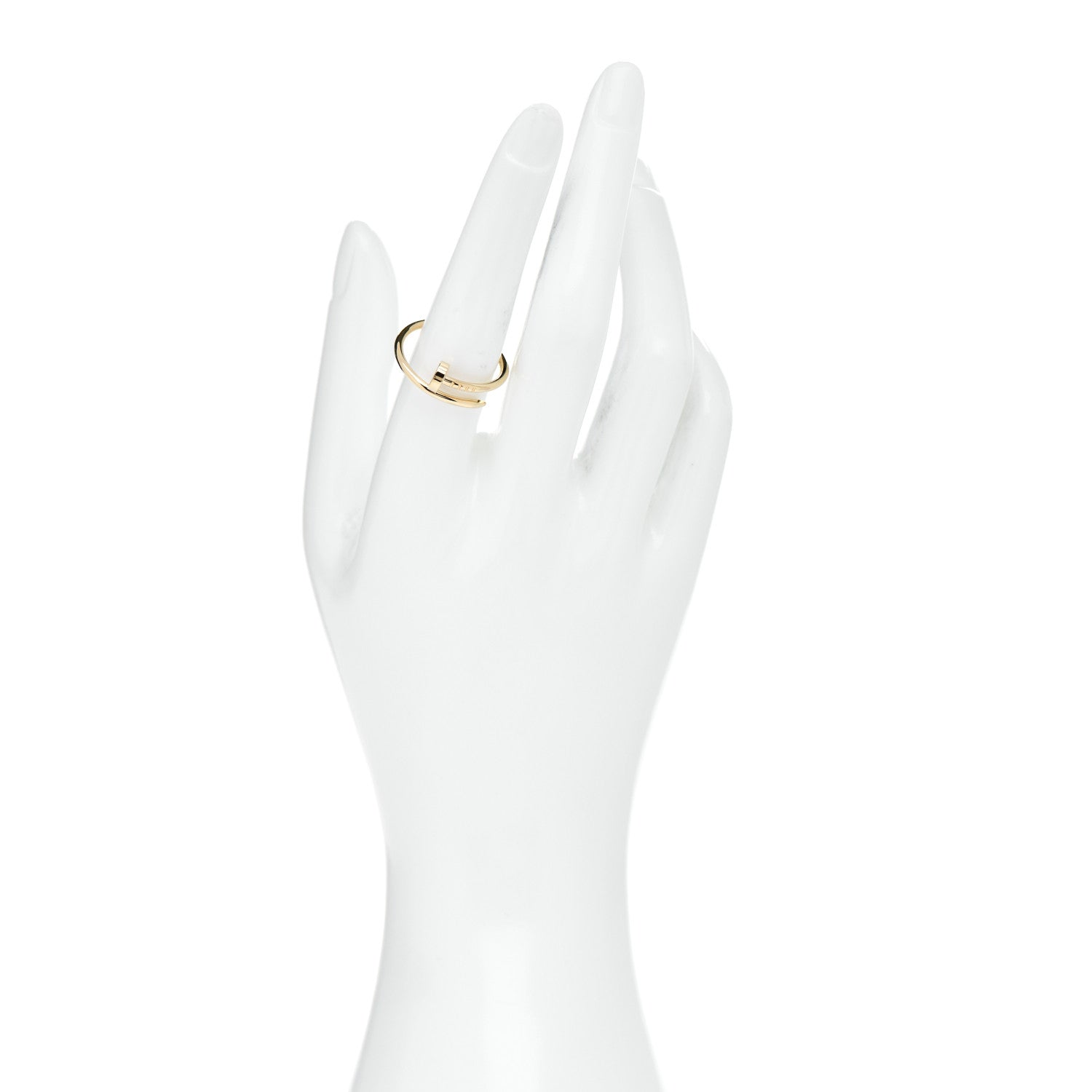 Cartier 18K Yellow Gold Small Juste Un Clou Ring 57 8 2 of 4