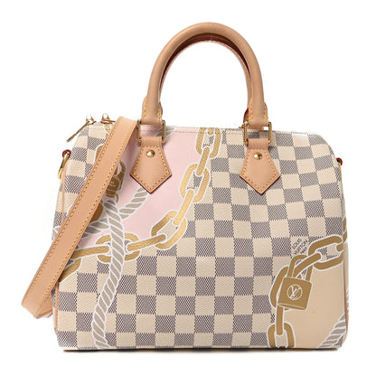Louis Vuitton Damier Azur Nautical Speedy Bandouliere 25 1 of 9
