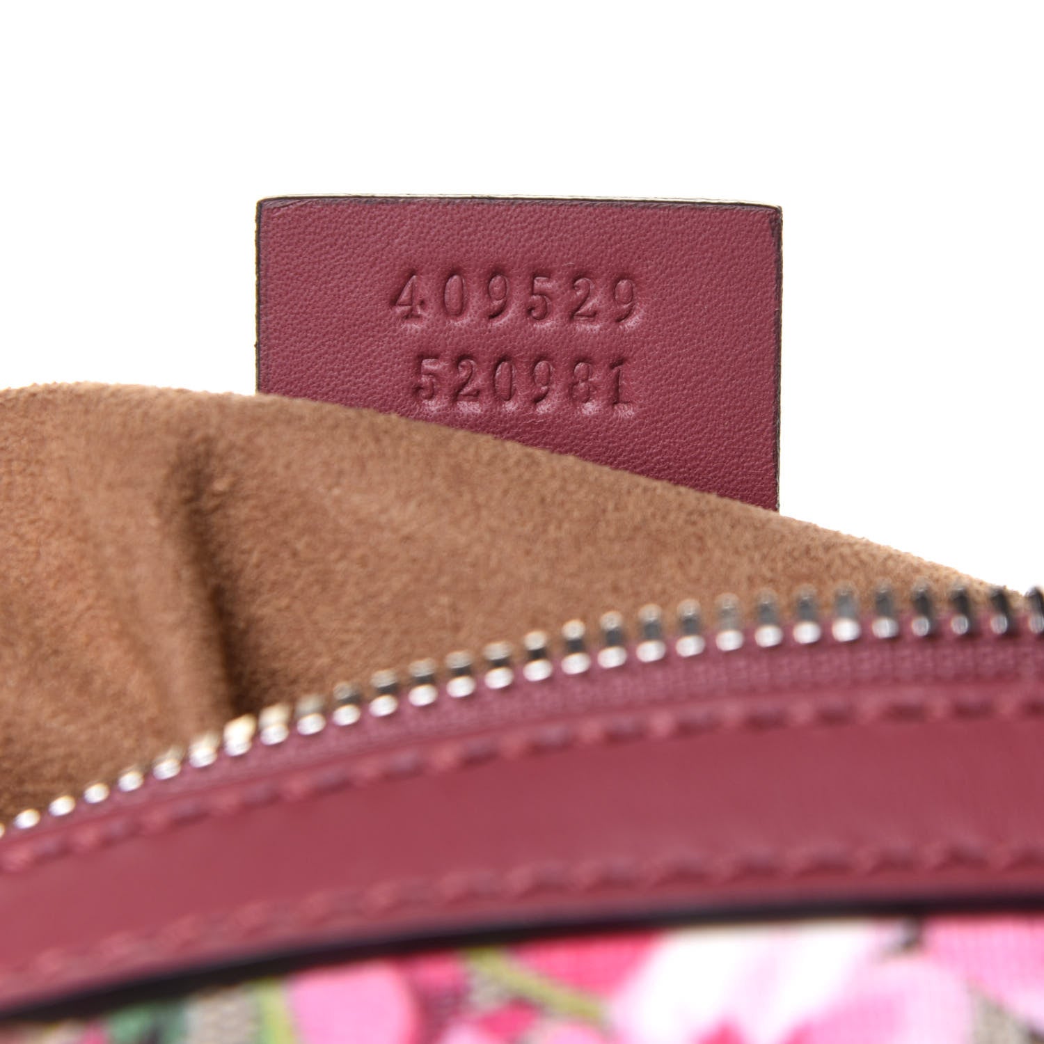 Gucci GG Supreme Monogram Blooms Small Boston Beige Multicolor Dry Rose 7 of 11