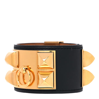 Hermes Chamonix Collier de Chien CDC Bracelet S Black 1 of 7