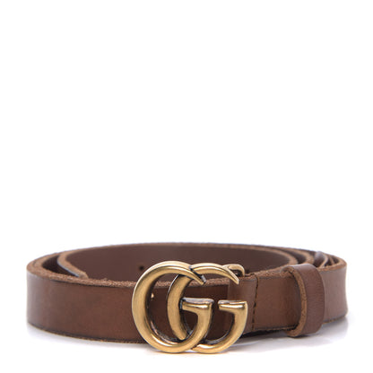 Gucci Faded Calfskin Double G 20mm Belt 85 34 Cuir 1 of 4