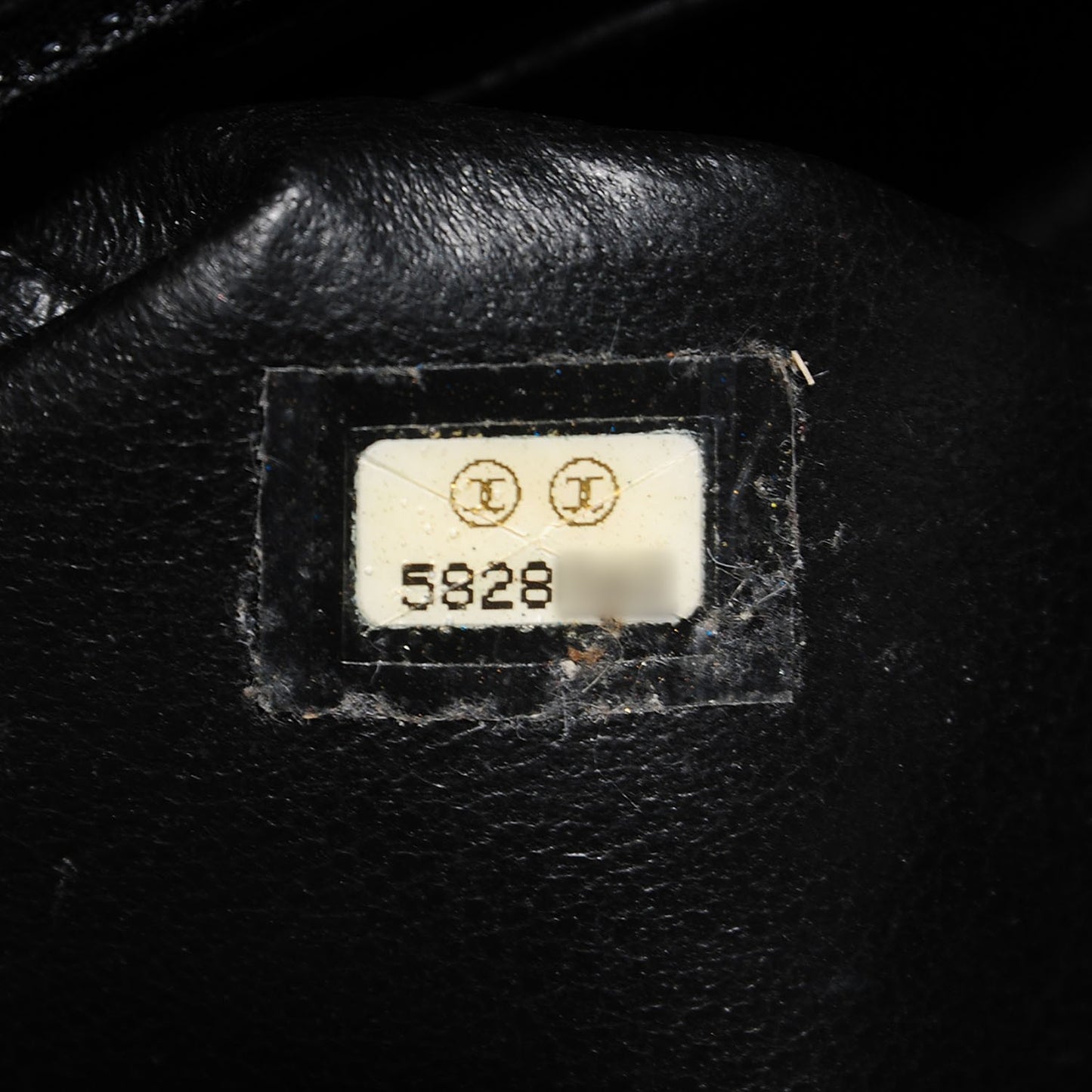 Caviar Flap Shoulder Bag Black