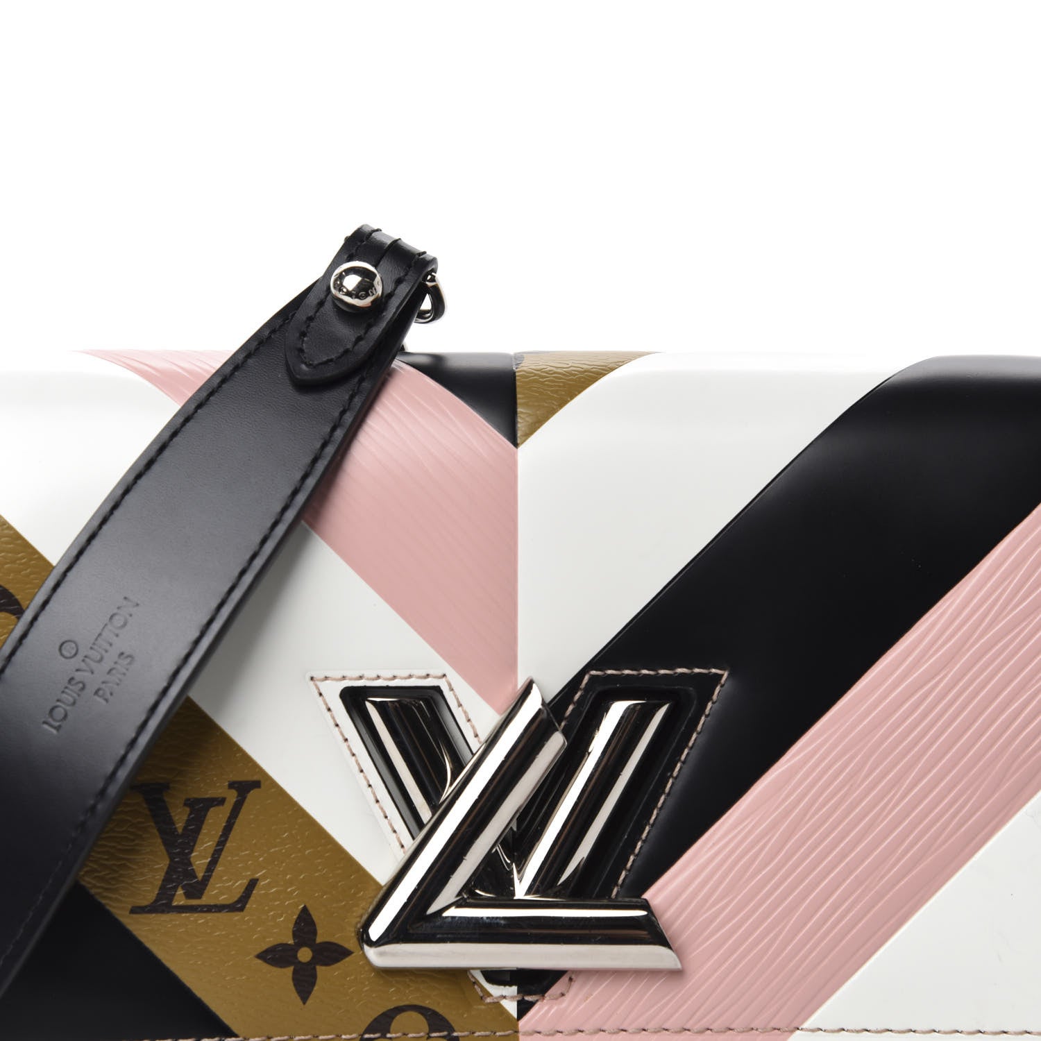 Louis Vuitton Epi Reverse Monogram Twist Chain Wallet Rose Ballerine 10 of 10