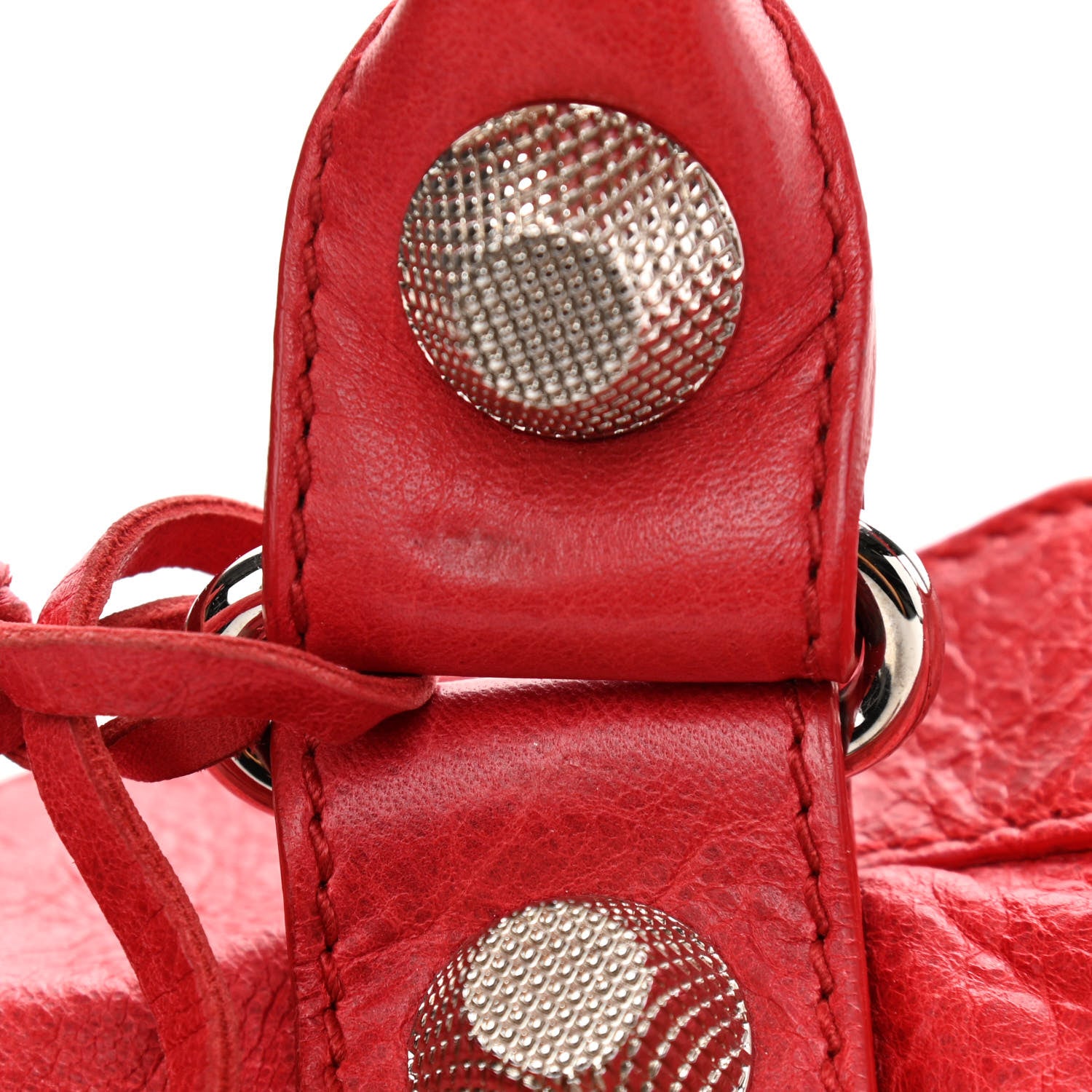 Balenciaga Agneau Giant 21 Silver Hardware City Rouge Coquelicot 12 of 17