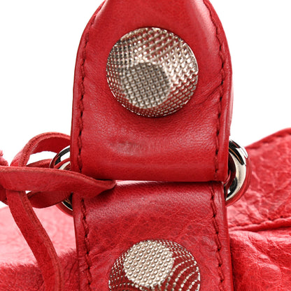 Balenciaga Agneau Giant 21 Silver Hardware City Rouge Coquelicot 12 of 17