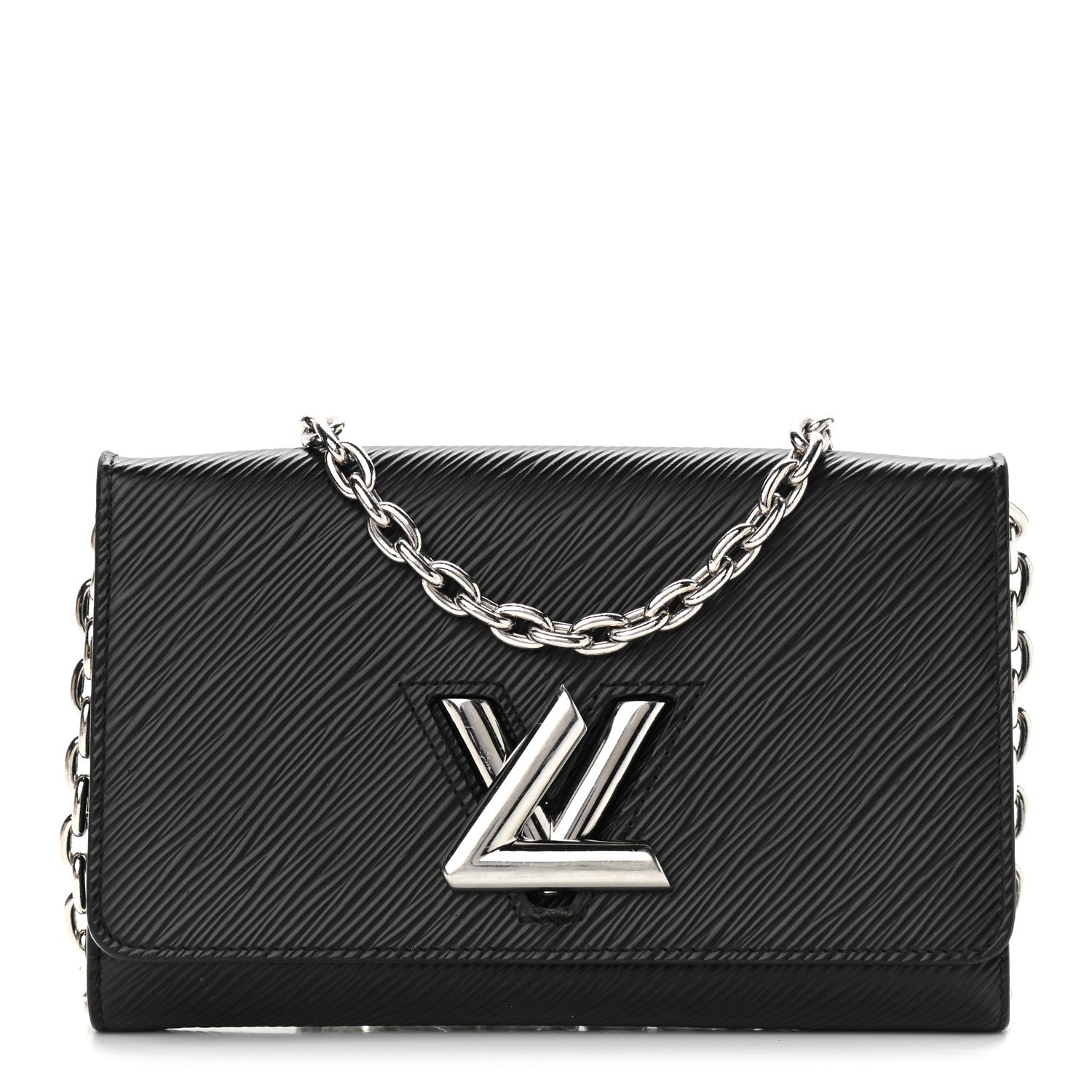 Louis Vuitton Epi Twist Chain Wallet Black 1 of 11