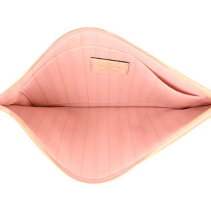 Louis Vuitton Damier Azur Braided Neverfull MM Pink 8 of 12