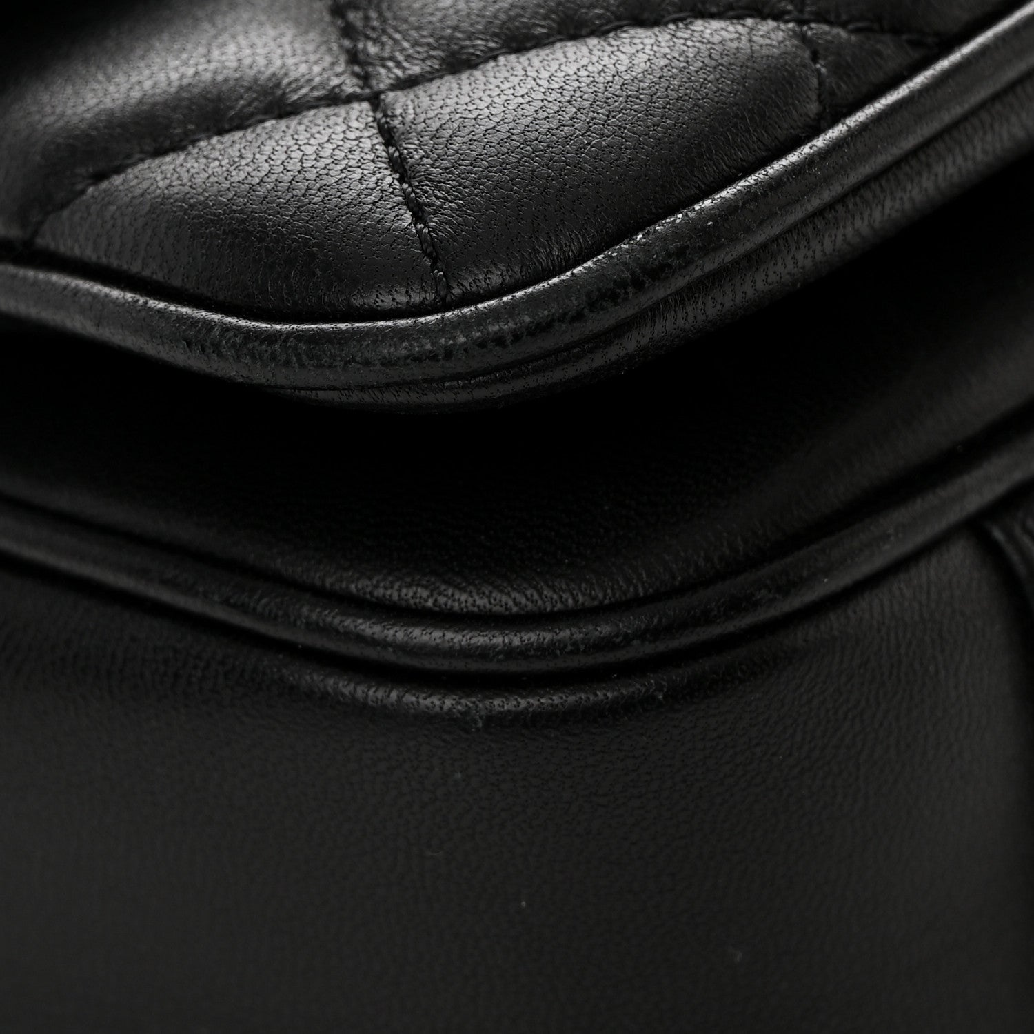 Chanel Lambskin Quilted Medium Lovely Day Flap Black 11 of 13