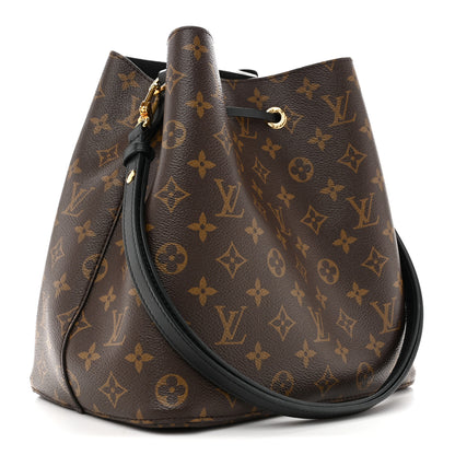 Louis Vuitton Monogram Neonoe MM Black 3 of 11