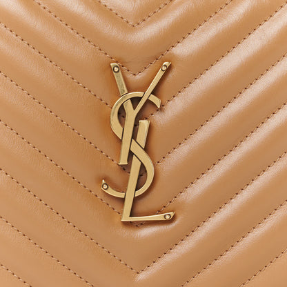 Saint Laurent Calfskin Matelasse Monogram Lou Camera Bag Cinnamon 8 of 11