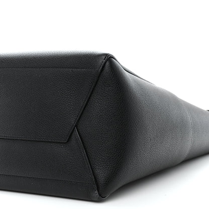 Celine Soft Grained Calfskin Sangle Bucket Bag Black 9 of 12
