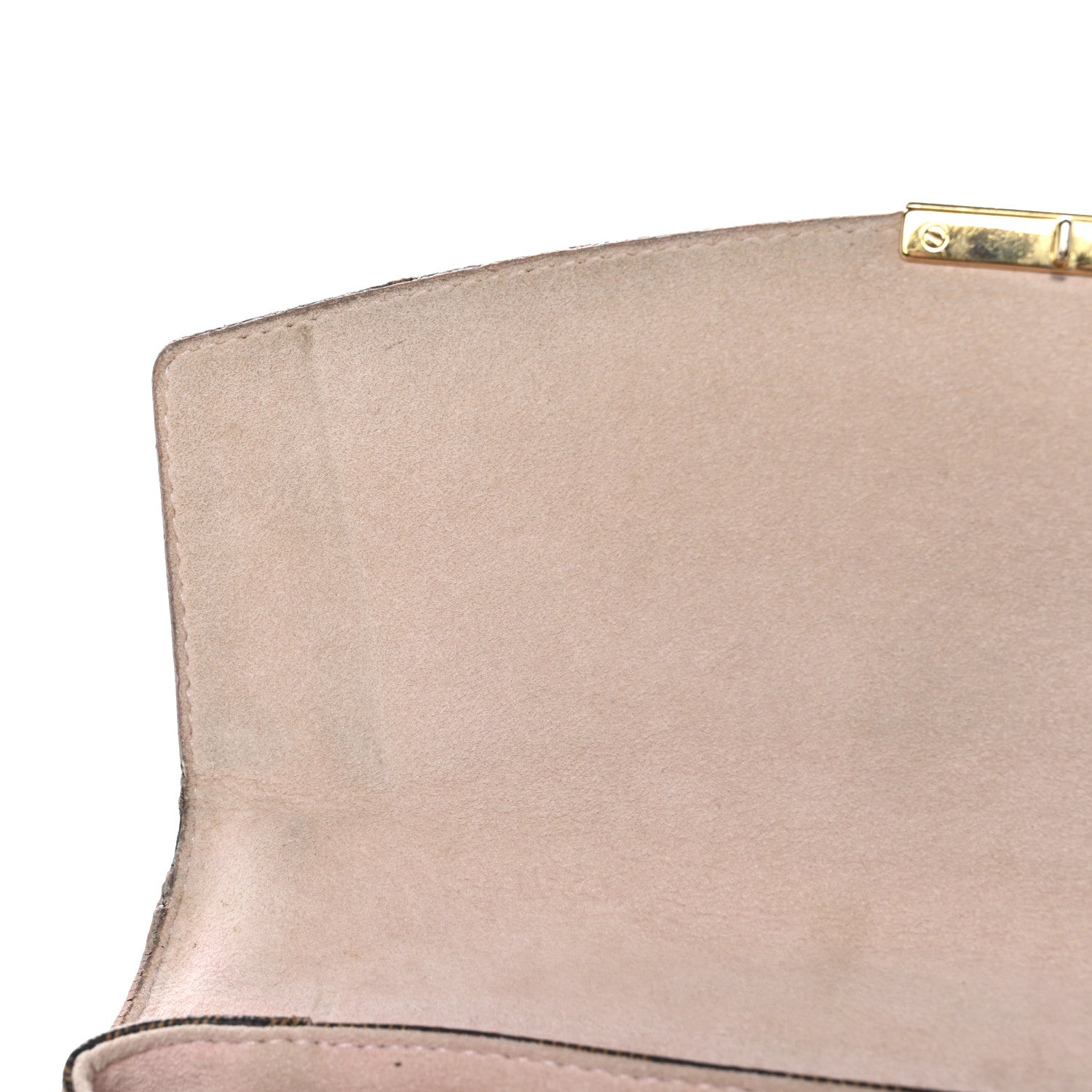Louis Vuitton Damier Ebene Caissa Clutch Rose Ballerine 12 of 13