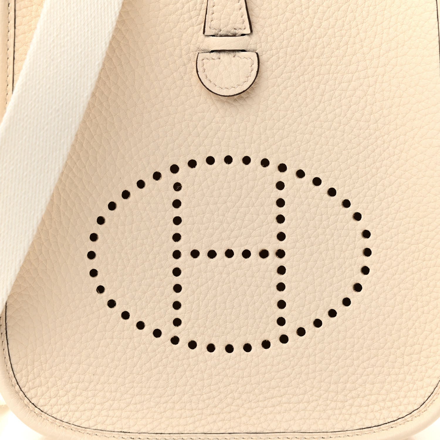 Hermes Taurillon Clemence Amazone Evelyne TPM Nata Craie 8 of 11