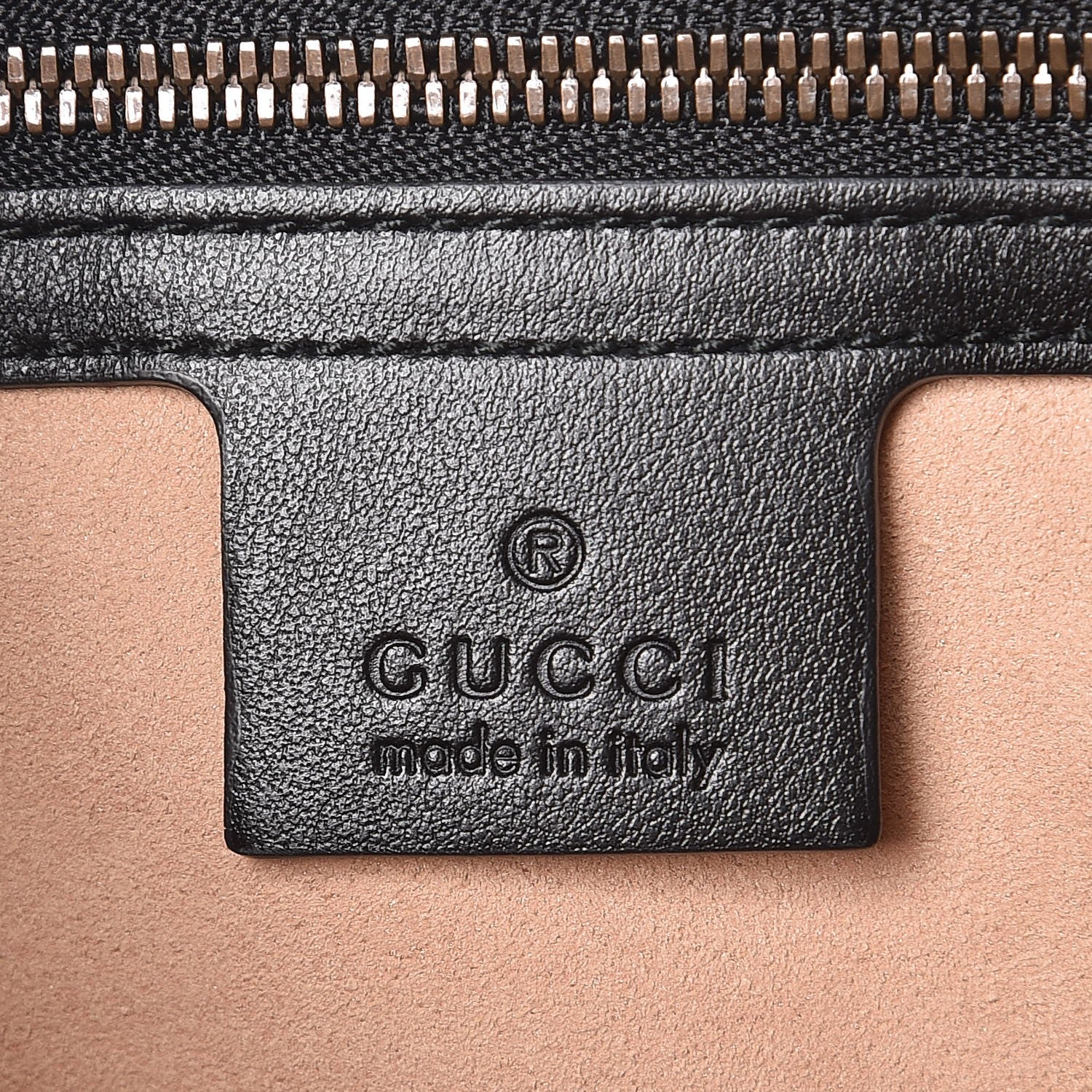 Gucci Calfskin Matelasse Mens GG Marmont Belt Bag 100 40 Black 6 of 9