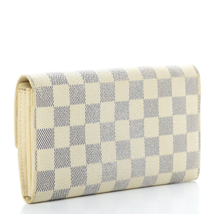Louis Vuitton Damier Azur Sarah Wallet 3 of 18