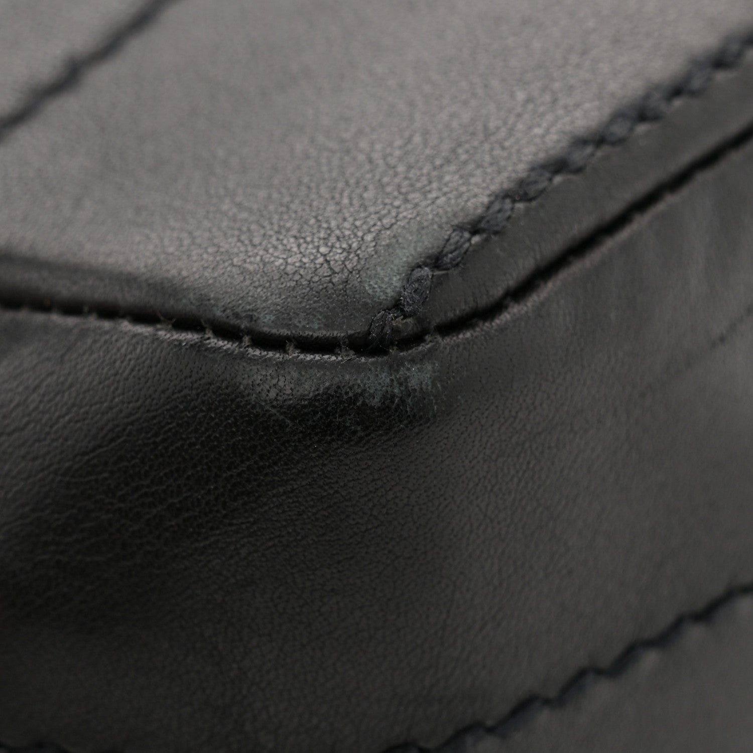 Chanel Lambskin Stitched Chocolate Bar Single Flap Black 12 of 13