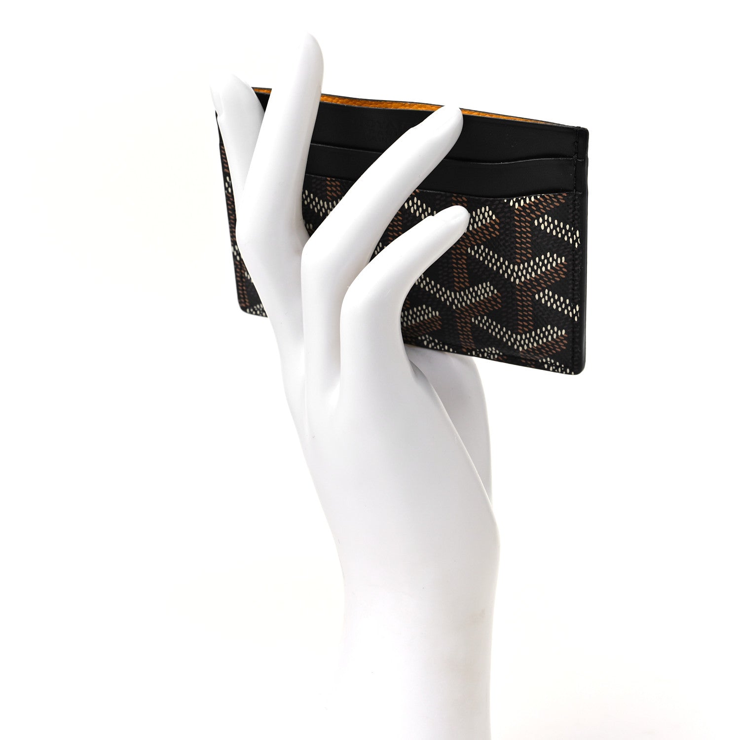 Goyard Goyardine Saint Sulpice Card Holder Black 2 of 7