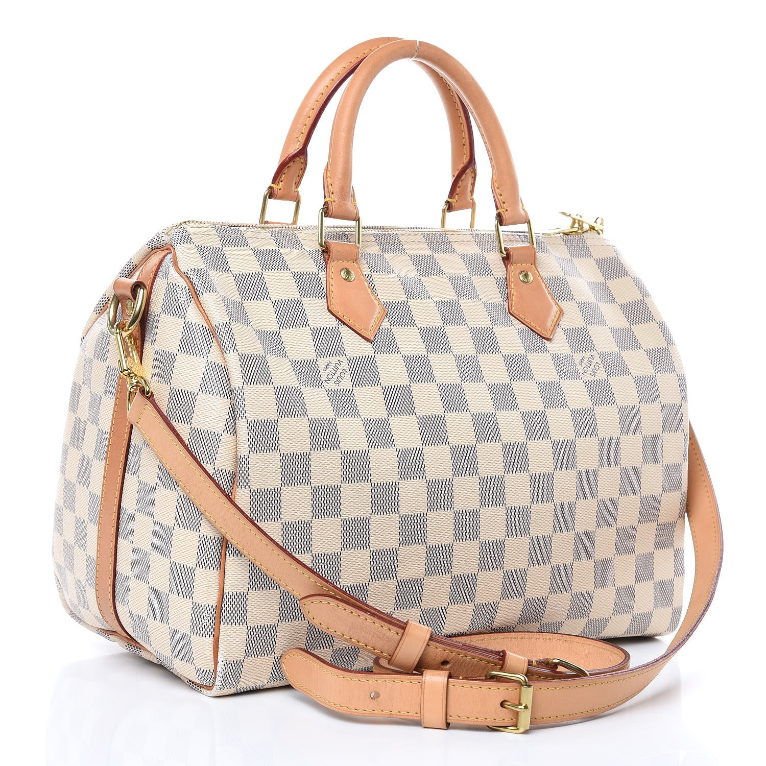 Louis Vuitton Damier Azur Speedy Bandouliere 30 3 of 19