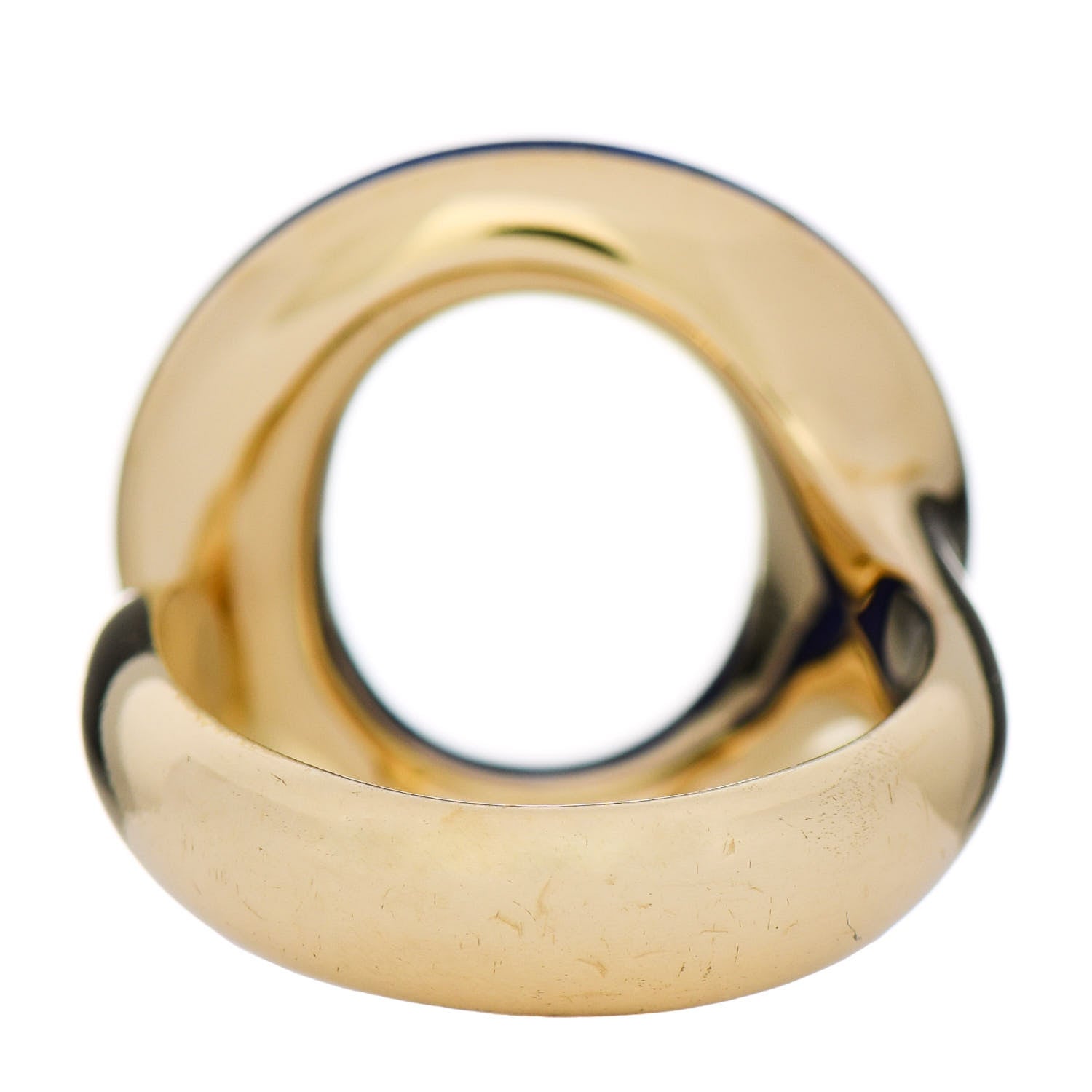 Tiffany 18K Yellow Gold Lapis Lazuli Elsa Peretti Sevillana Ring 54 7 4 of 7