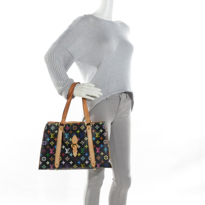 Louis Vuitton LOUIS VUITTON Monogram Multicolor Aurelia MM Black 4 of 11