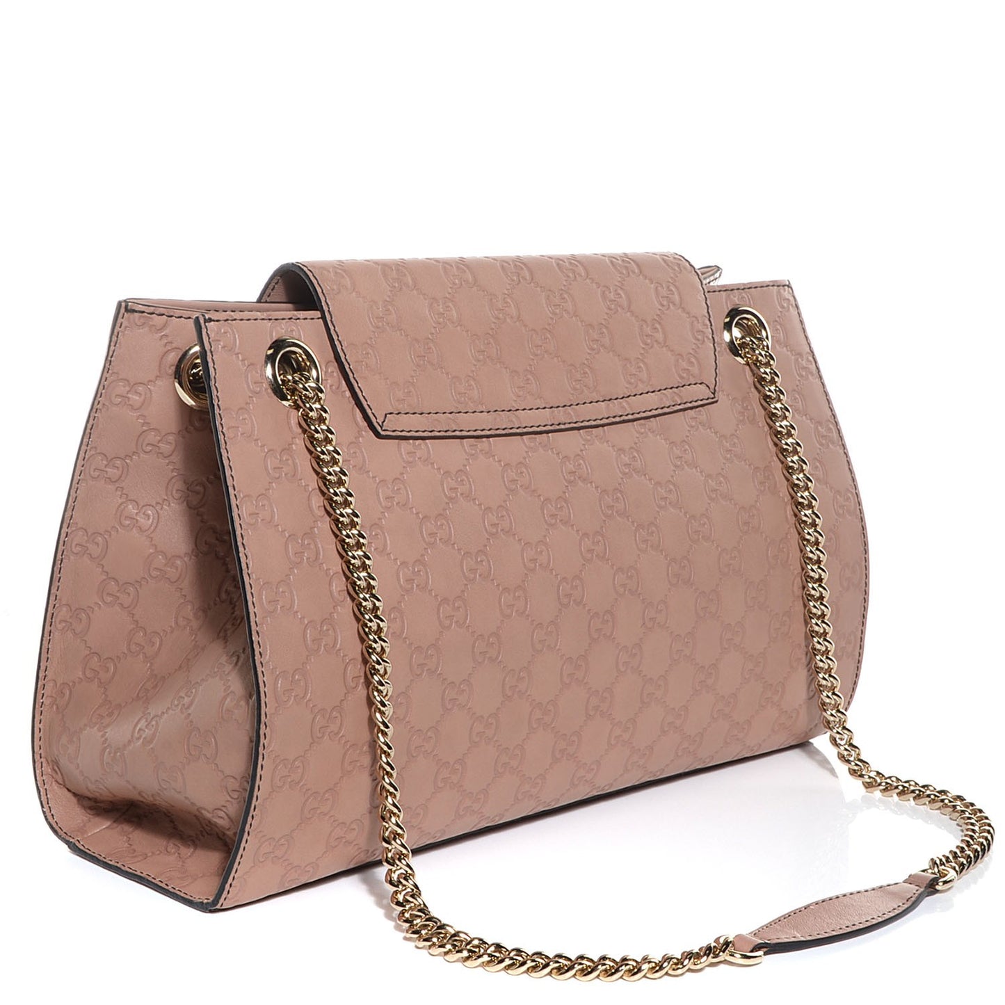 Guccissima Large Emily Chain Shoulder Bag Camelia
