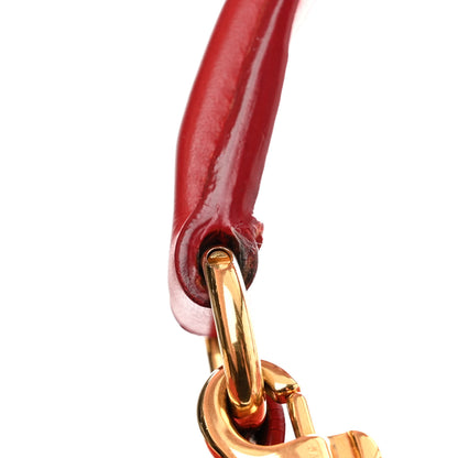 Saint Laurent Grained Calfskin Small Moujik Top Handle Bag Red 14 of 14