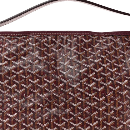 Goyard Goyardine Fidji Zip Hobo Burgundy 8 of 13