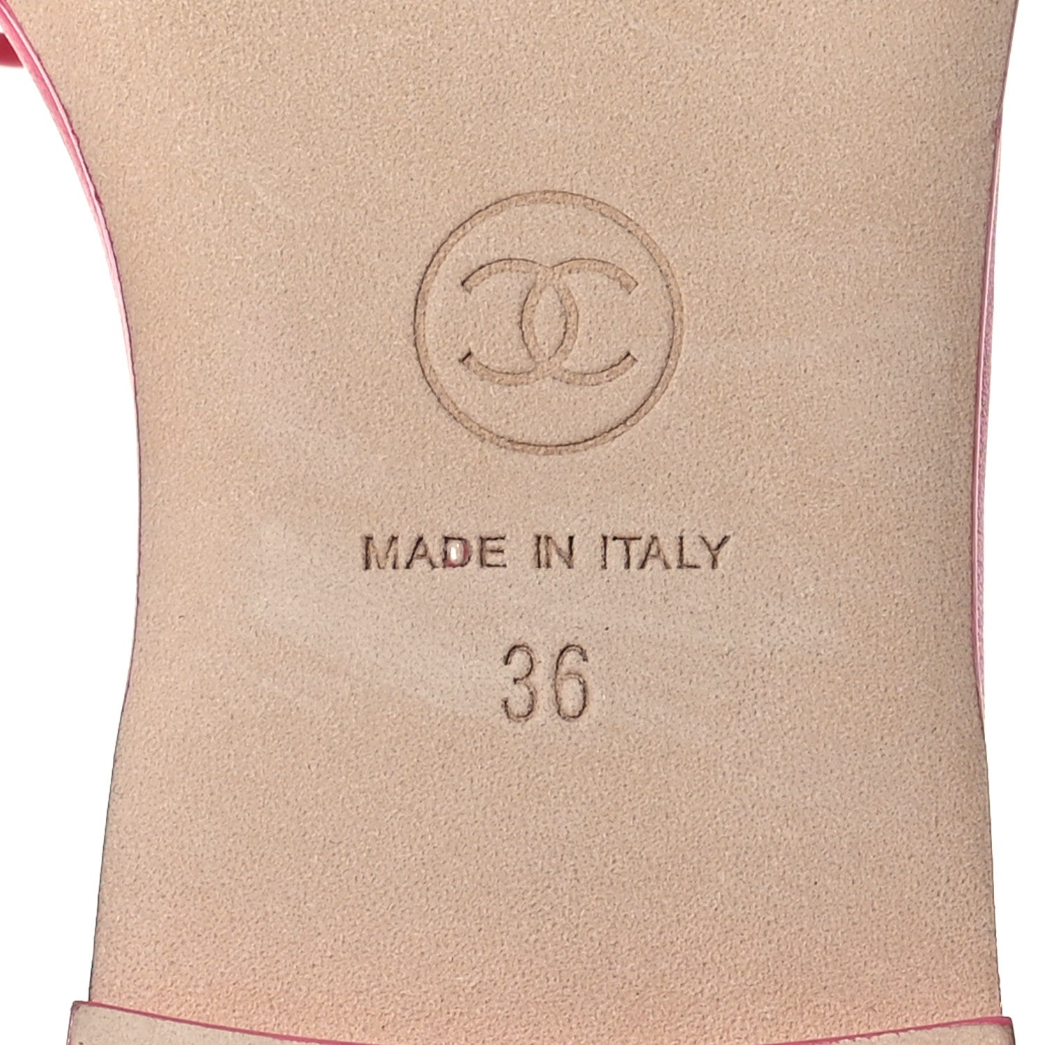 Chanel Fabric Embroidered CC Bow Mules 36 Dark Pink 7 of 10