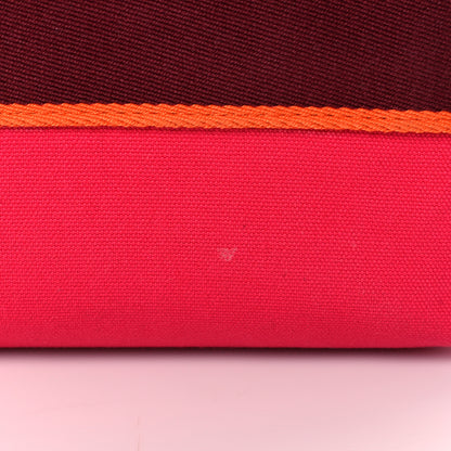 Hermes Canvas Large Bride-A-Brac Pouch Hibiscus 13 of 14