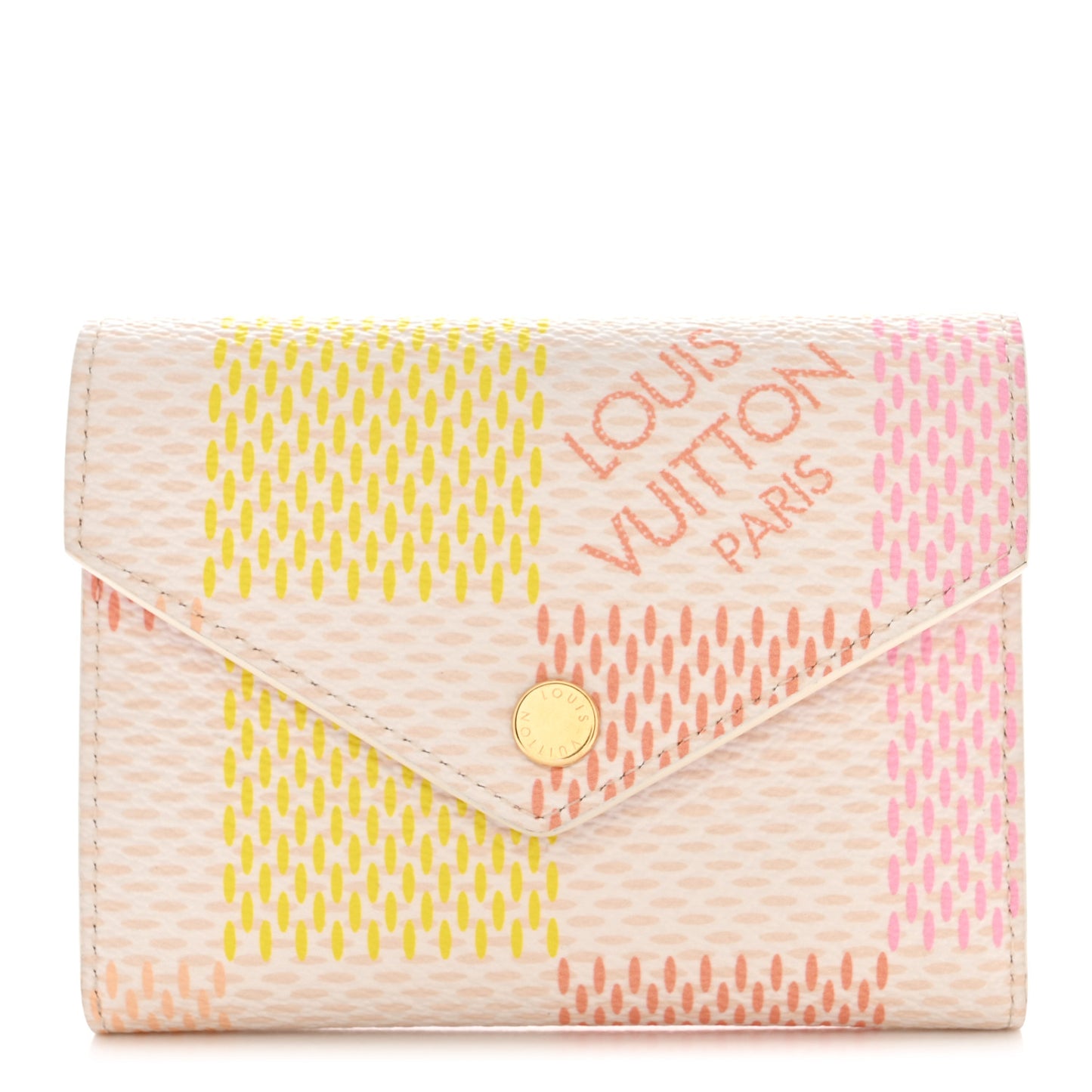 Giant Damier Victorine Wallet Peach