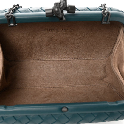 Bottega Veneta Nappa Intrecciato Chain Knot Clutch Mallard 5 of 6