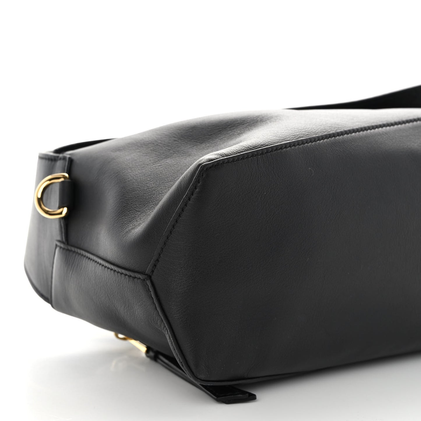 Calfskin Puzzle Hobo Black