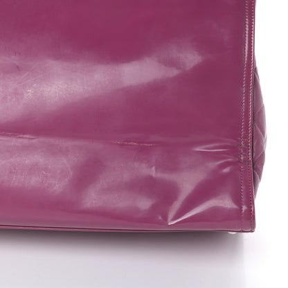 Chanel Vinyl Lipstick Tote Purple 20 of 20