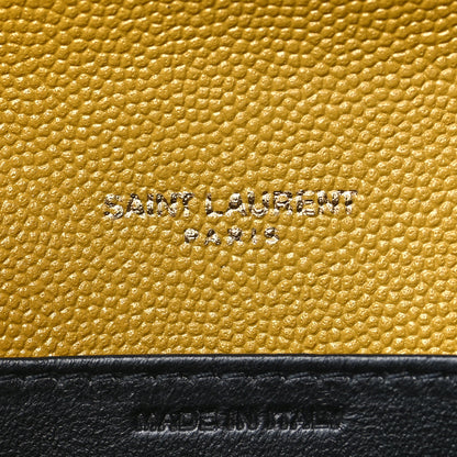 Saint Laurent Grain De Poudre Monogram Uptown Chain Wallet Olive 7 of 11