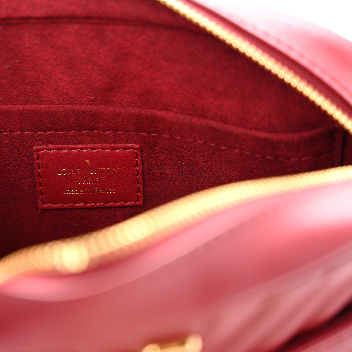 Calfskin New Wave Camera Bag Red