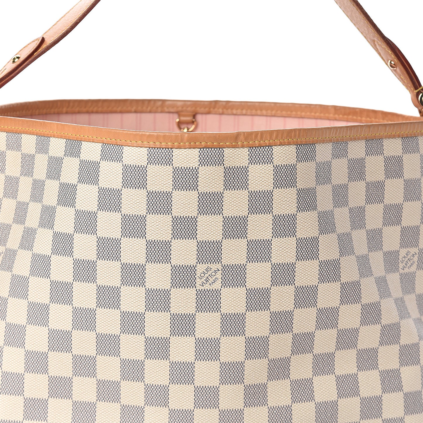 Damier Azur Delightful MM Rose Ballerine