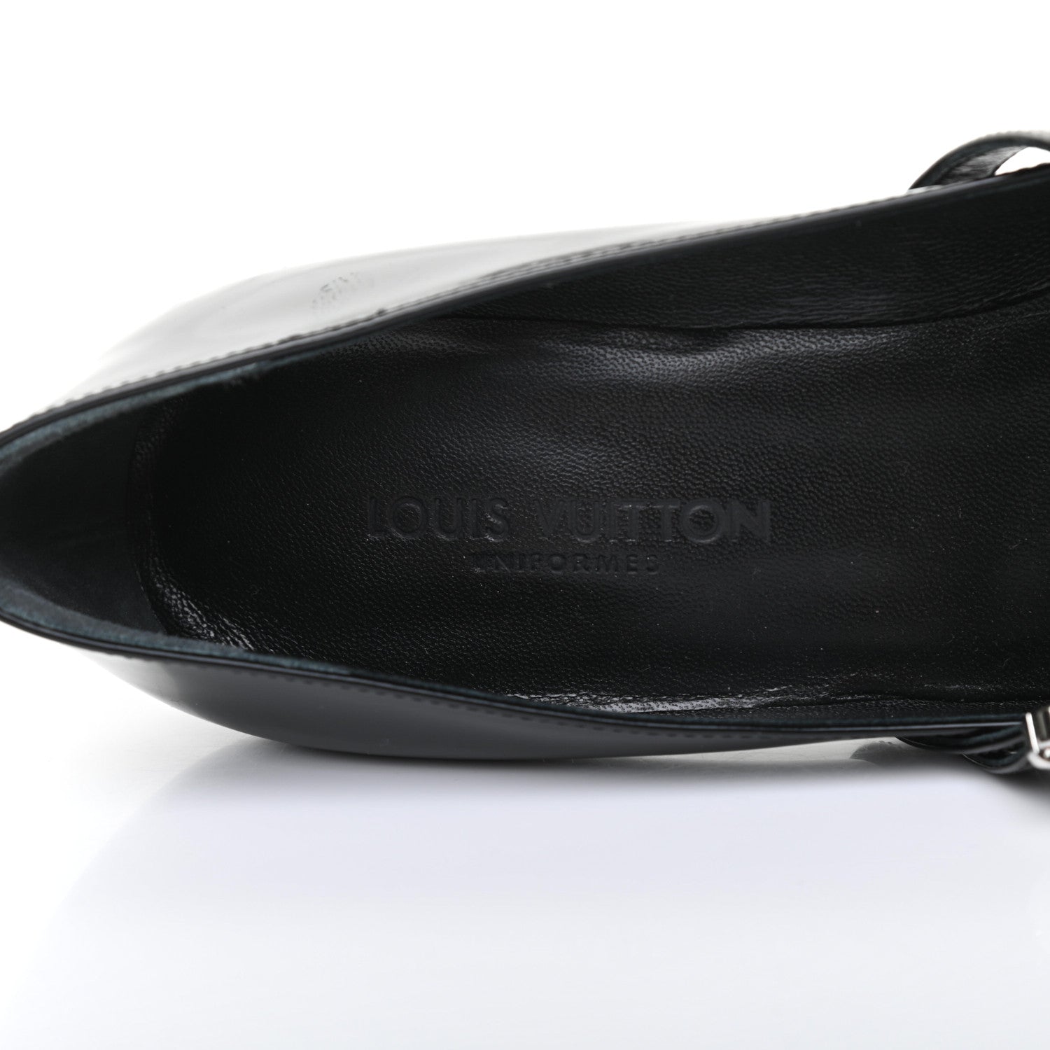 Louis Vuitton Patent Uniformes Silhouette 40mm Pumps 36 Black 7 of 9