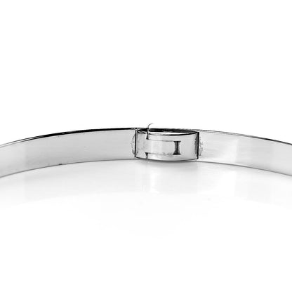 Cartier 18K White Gold Small LOVE Bracelet 18 5 of 8